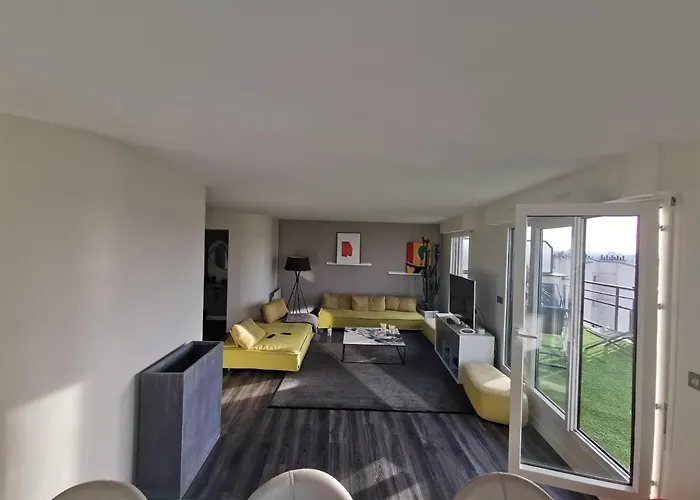 Appartement D\'Exception Paris 20Eme, Terrasse De 45M2, Vue Sur La Tour Eiffel