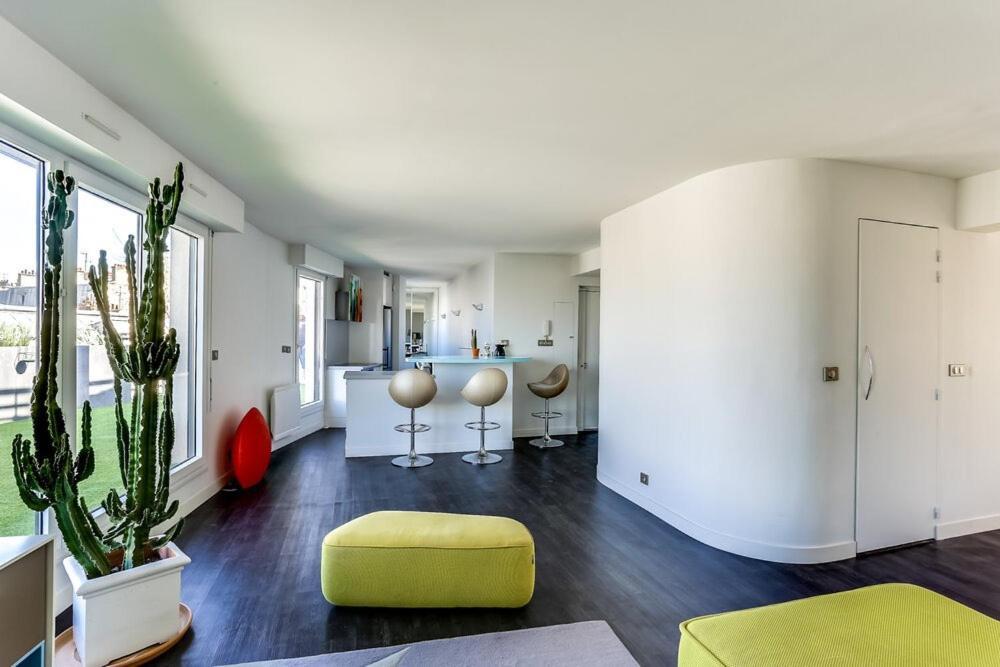 Apartamento D'exception 20eme, Terrasse De 45m2, Vue Sur La Tour Eiffel