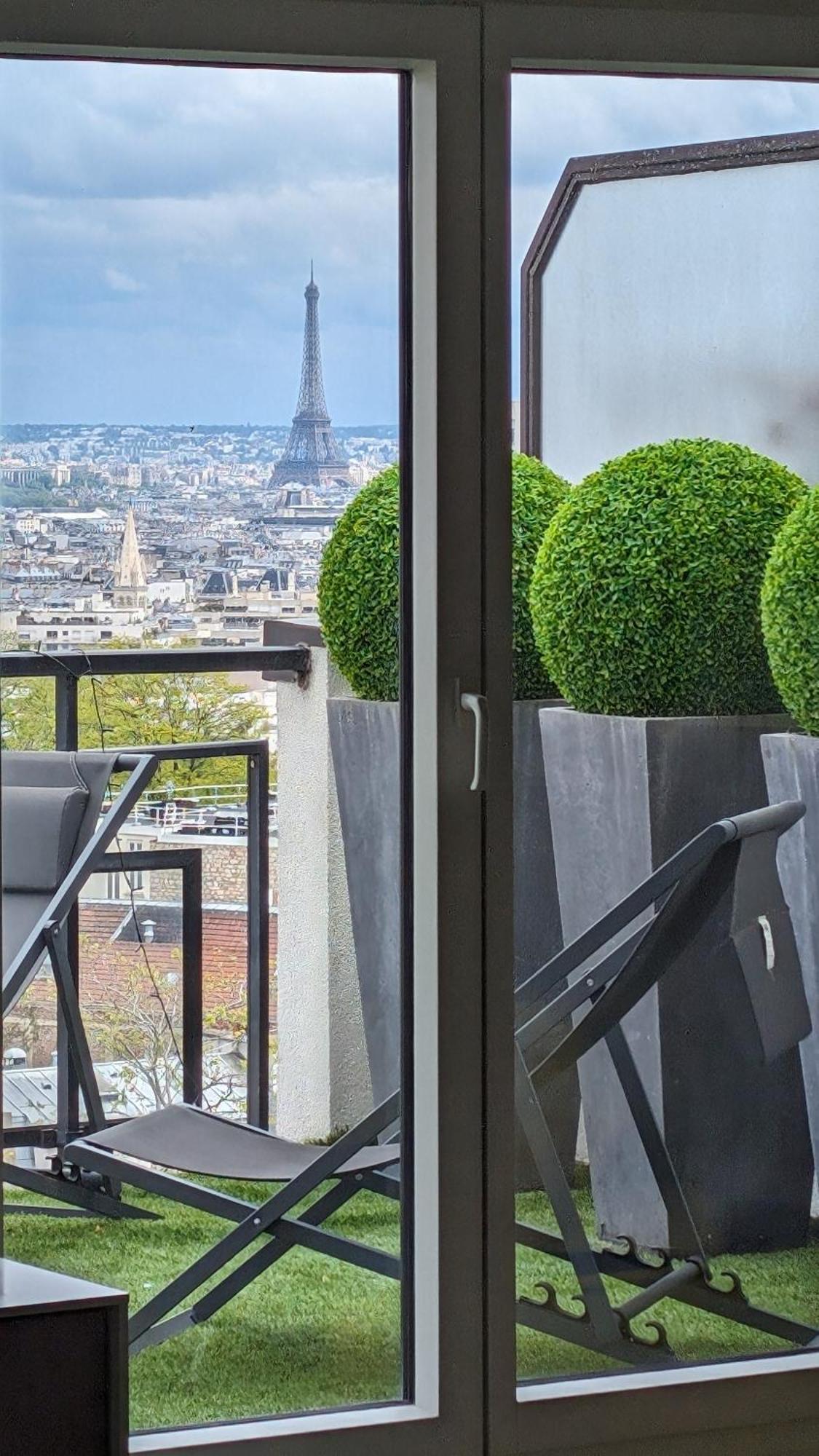 Appartement D'exception 20eme, Terrasse De 45m2, Vue Sur La Tour Eiffel Paris